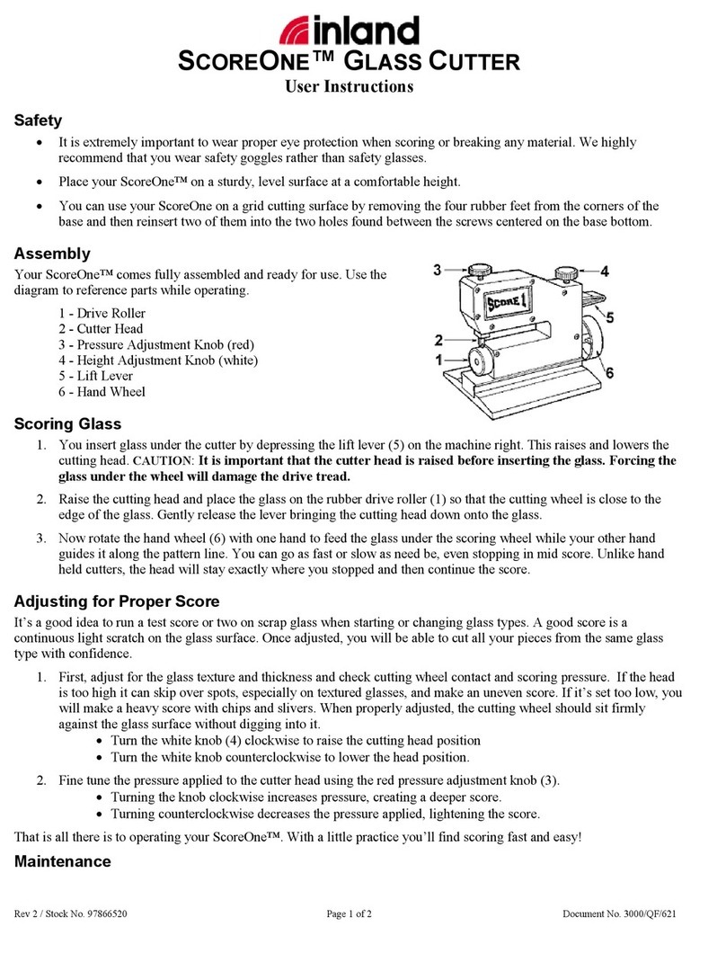 Inland SCOREONE User instructions