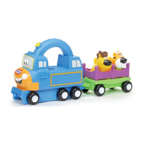 Little Tikes Handle Haulers Big Top Charlie 636172M ADULT BATTERY INSTALLATION REQUIRED