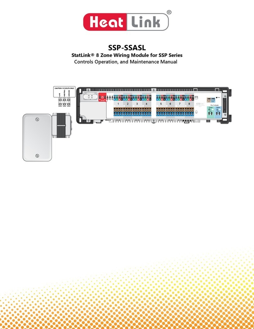 HeatLink StatLink SSP Series Operation and maintenance manual HeatLink StatLink SSP Series Operation and maintenance manual