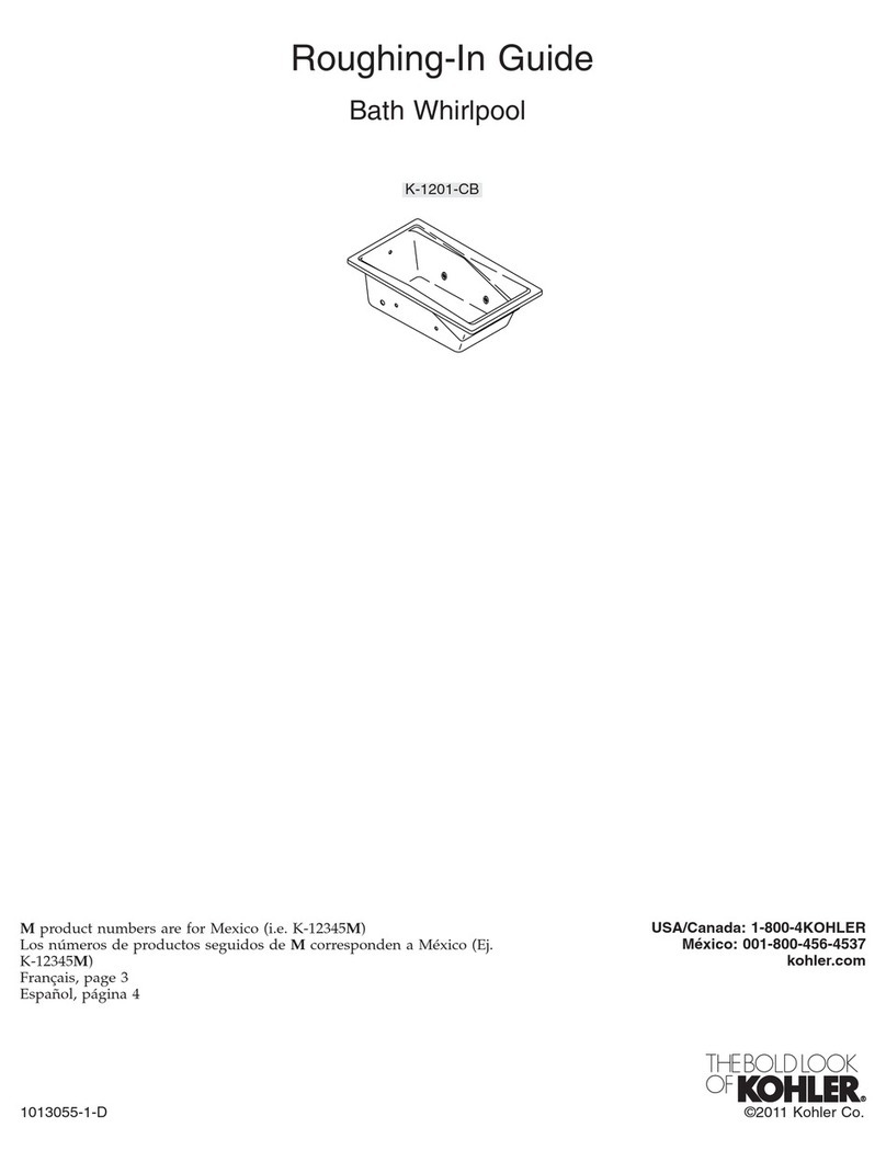 Kohler K-1201-CB Quick start guide