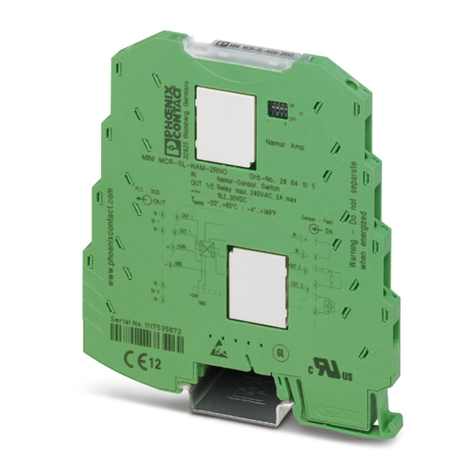 Phoenix Contact MINI MCR-SL-NAM-2RNO User manual