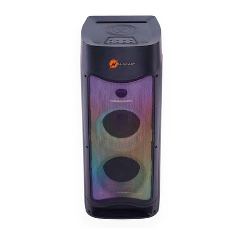 N-Gear Let's Go Party Speaker 52 user manual