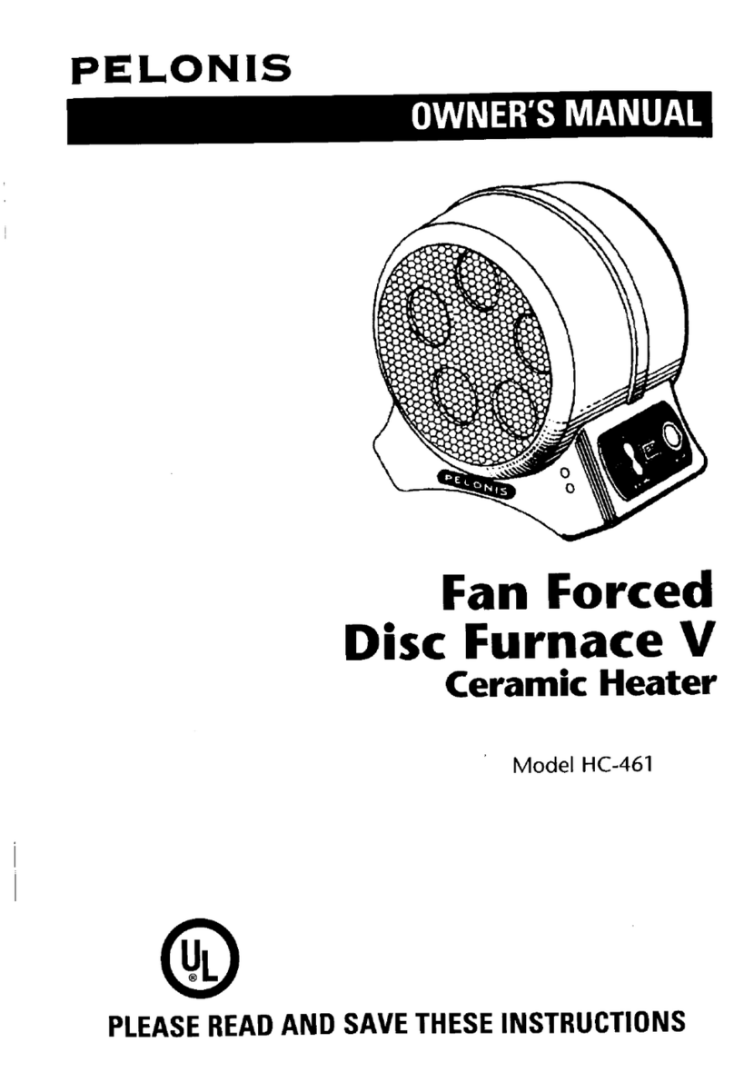 Pelonis HC-461 owner's manual