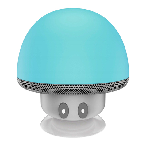 XTRONIC Mushroomspeaker User manual
