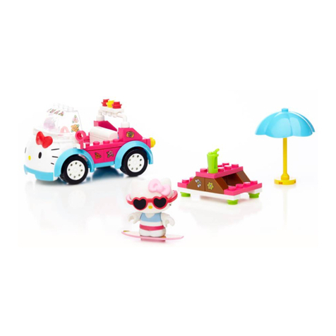 Mega Bloks HELLO KITTY Summer Fun Series manual