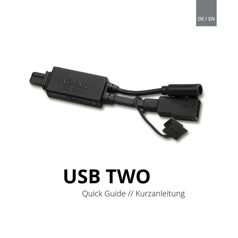 Lupine USB TWO quick guide