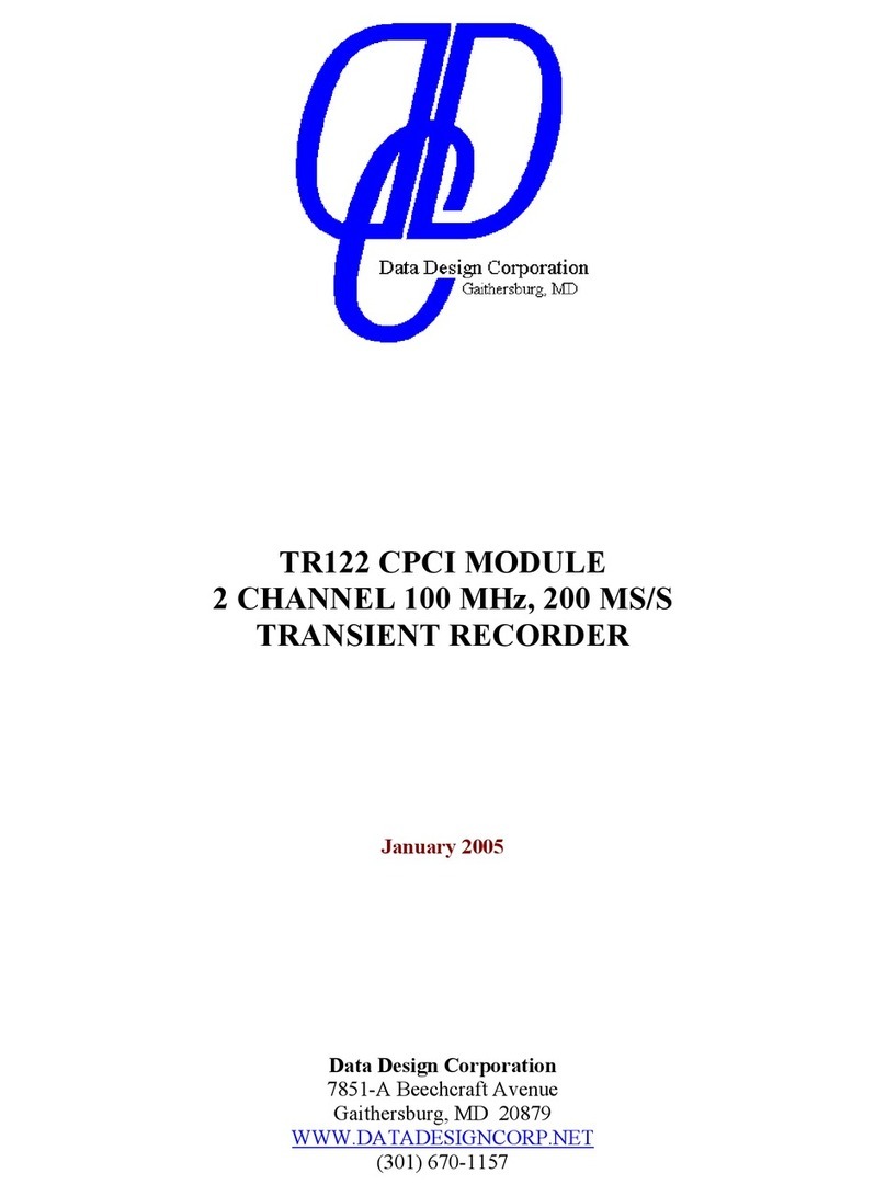 DDC TR122 manual