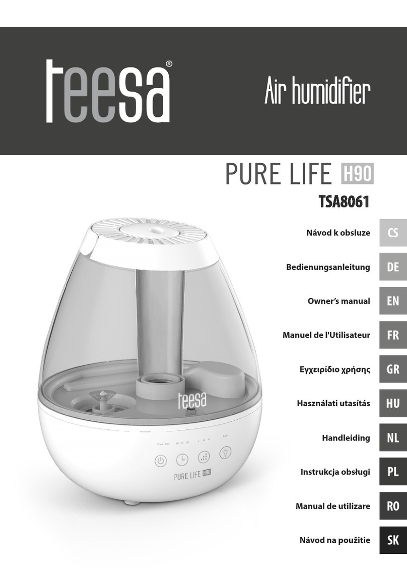 Teesa OURE LIFE H90 owner's manual