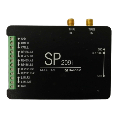 IKALOGIC SP209 Series Datasheet and User Manual