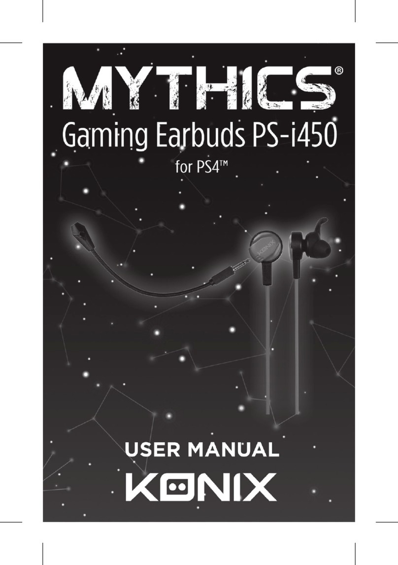 Konix MYTHICS PS-i450 user manual