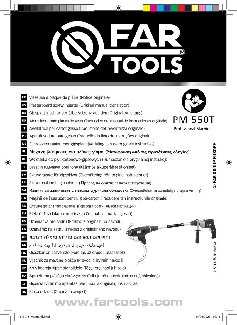 Far Tools PM 550T manual