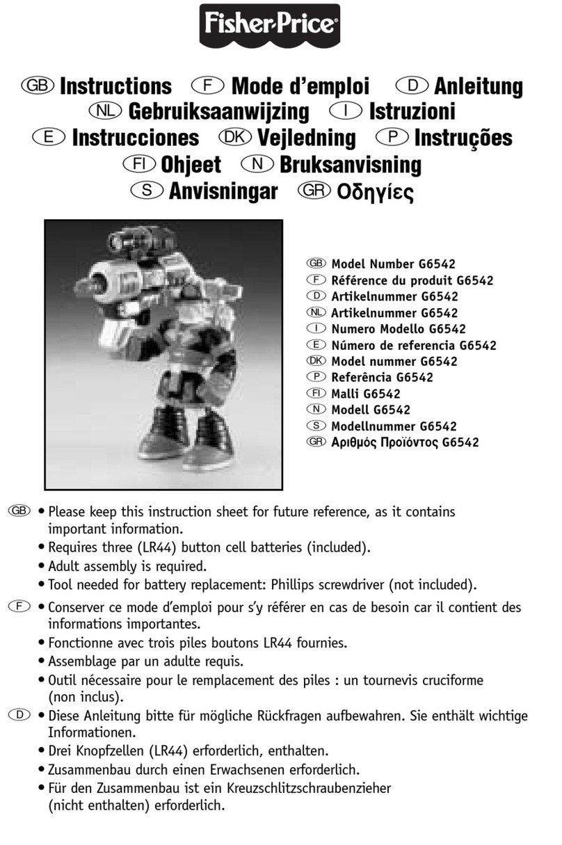 Fisher-Price G6542 User manual