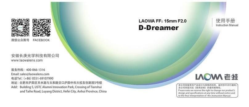 LAOWA D-Dreamer F2.0 manual