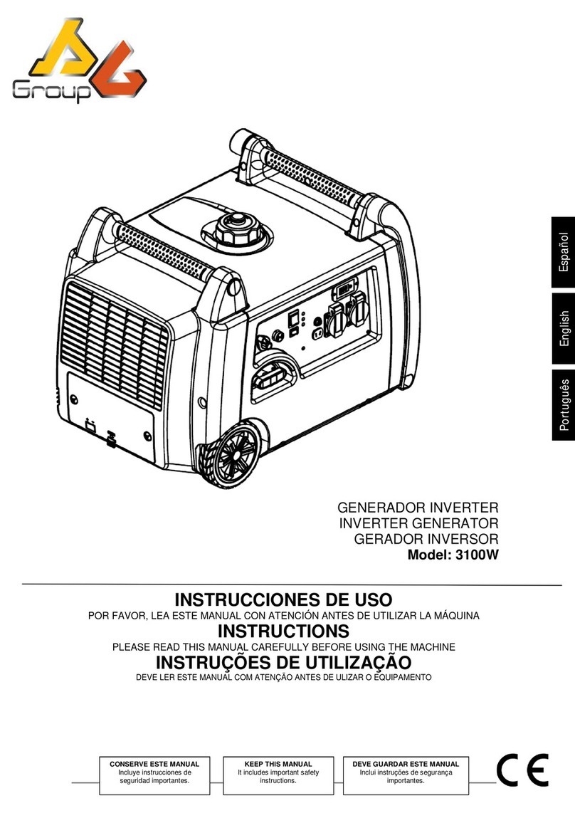 SG GROUP 3100W instructions