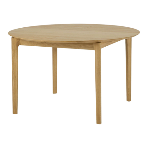 Ethnicraft OAK BOK 51527 Assembly instructions