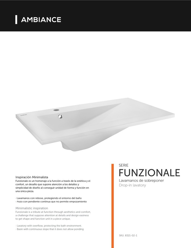ambiance FUNZIONALE Series Product spec sheet