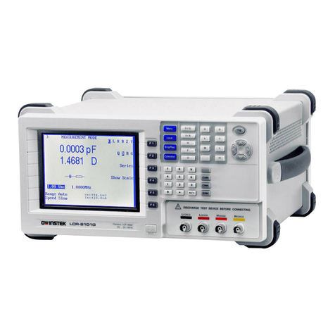 GW Instek LCR-8000G Series User manual