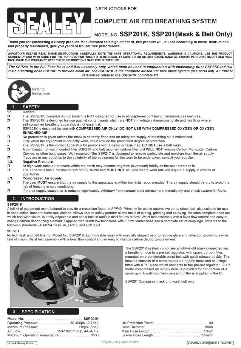 Sealey SSP201K User manual