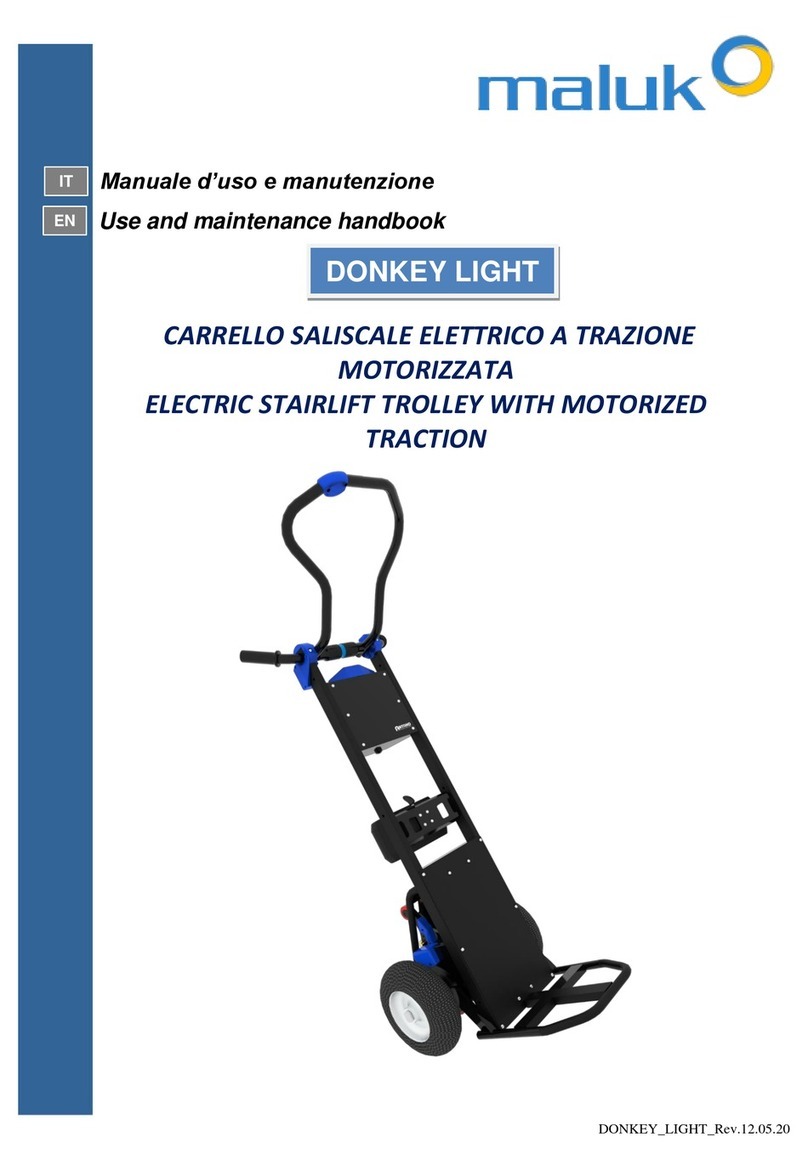 Maluk DONKEY LIGHT Use and maintenance handbook