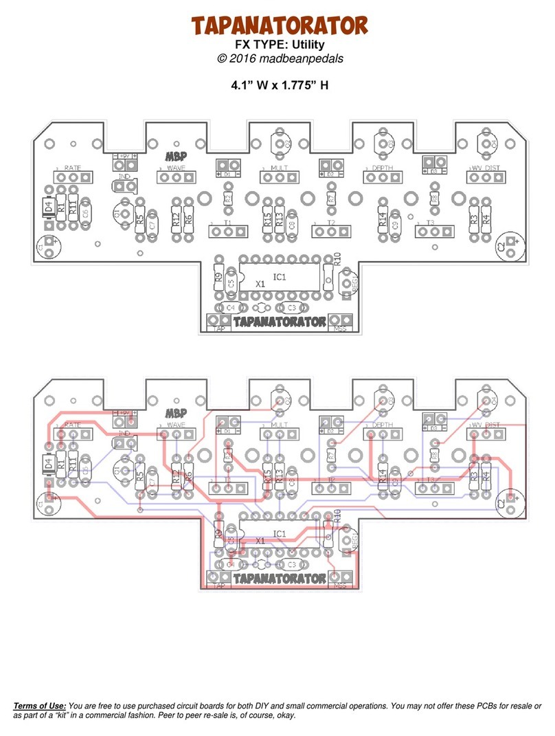 Mad Bean Pedals Tapanatorator manual