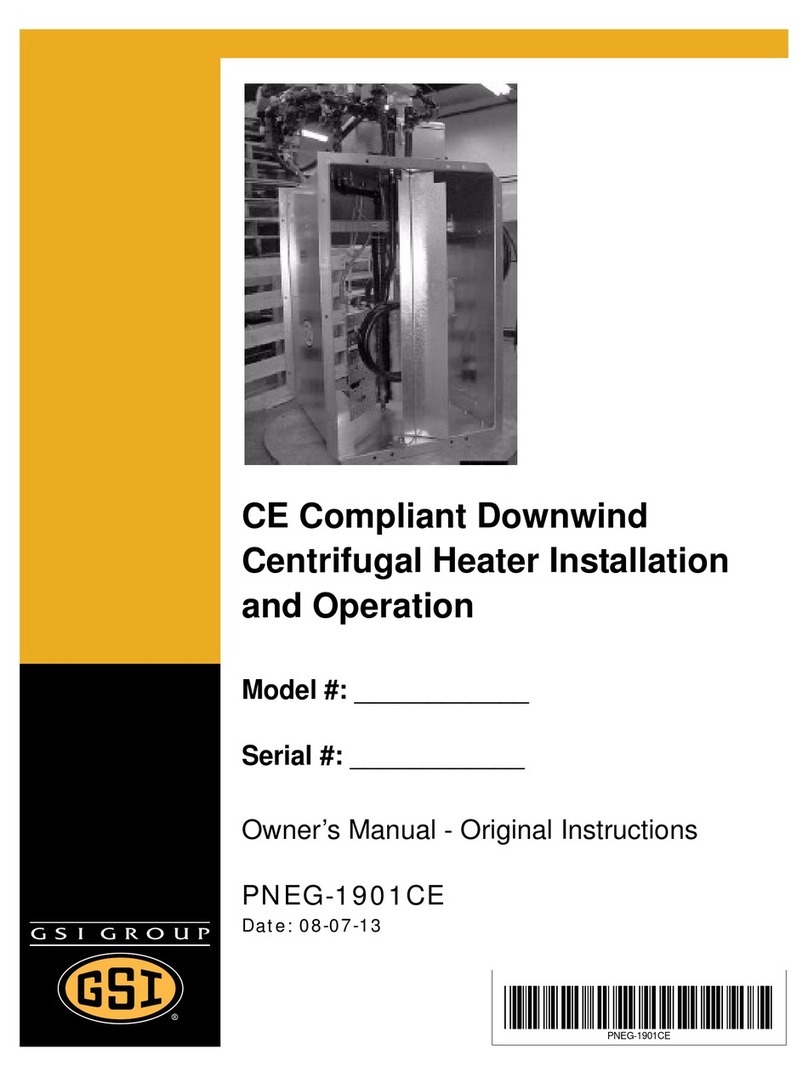 GSI Group CHE-10-VNC User manual