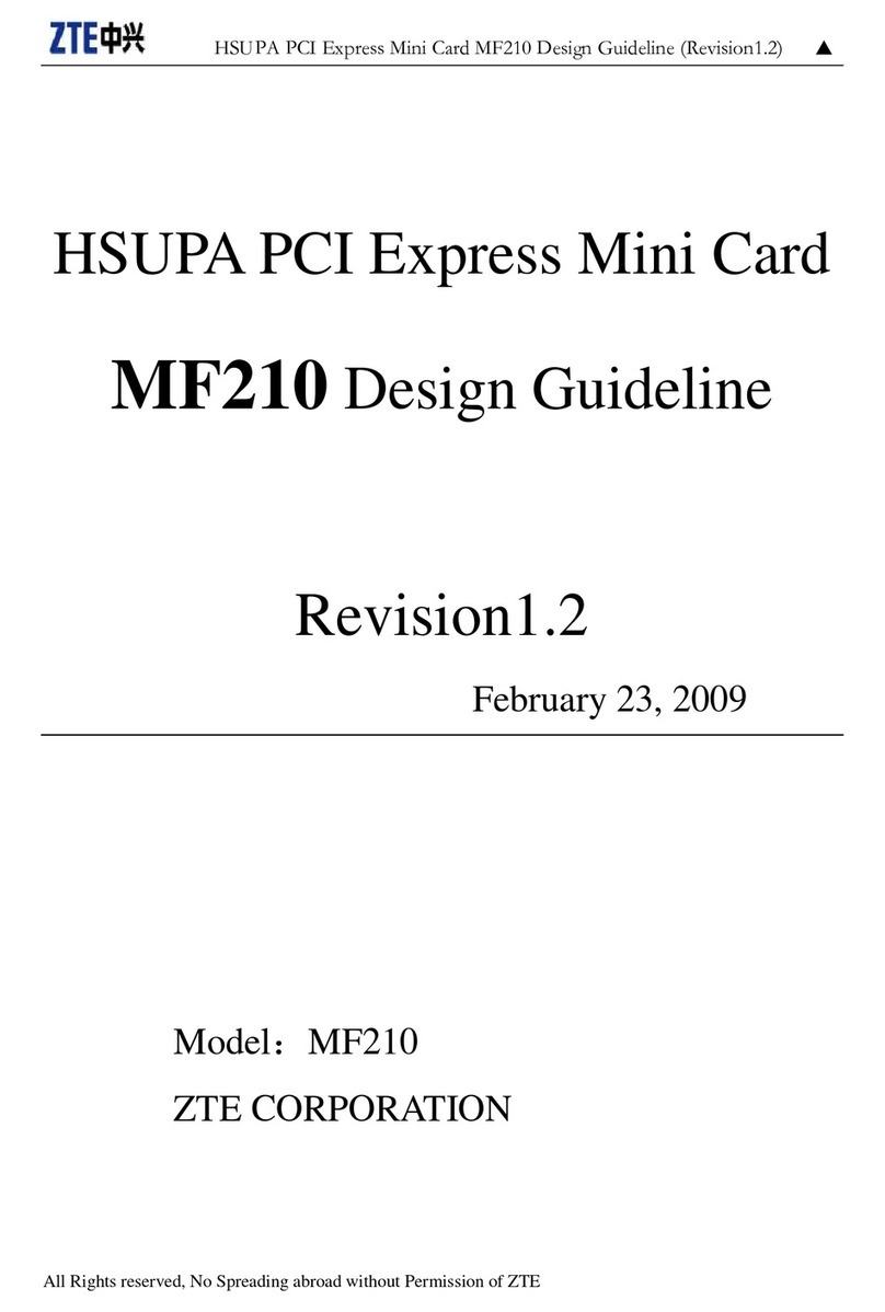 Zte MF210 Design Guideline