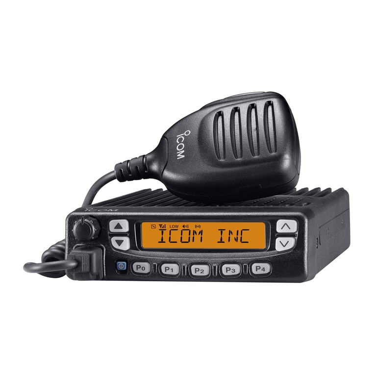 Icom IC-F510 User manual
