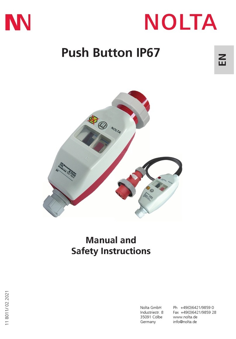 Nolta 50 574232 Operator's manual