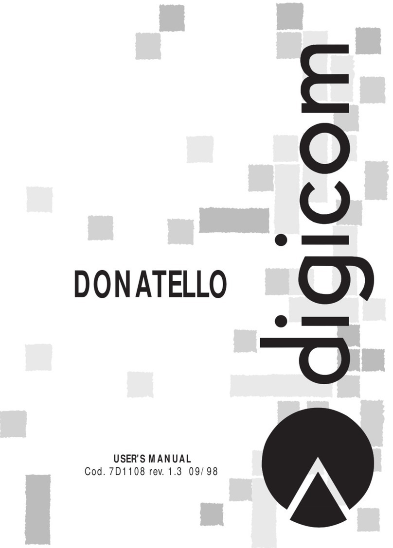 Digicom Donatello User manual