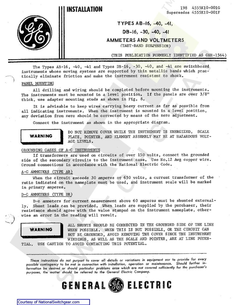 GE AB-16 User manual