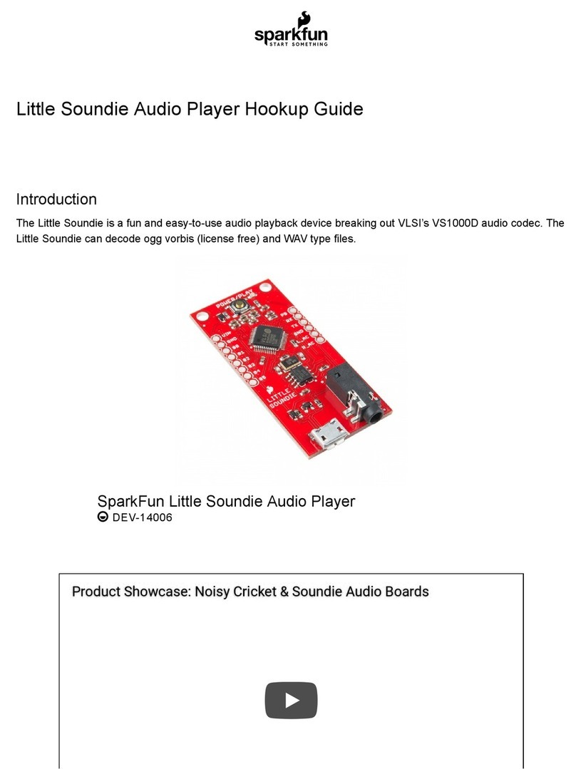 sparkfun Little Soundie DEV-14006 User manual
