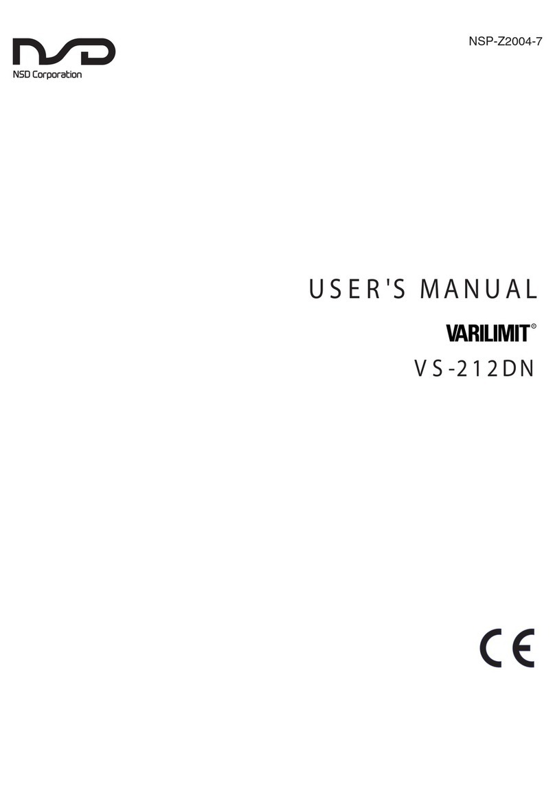 NSD Varlimit VS-212DN user manual