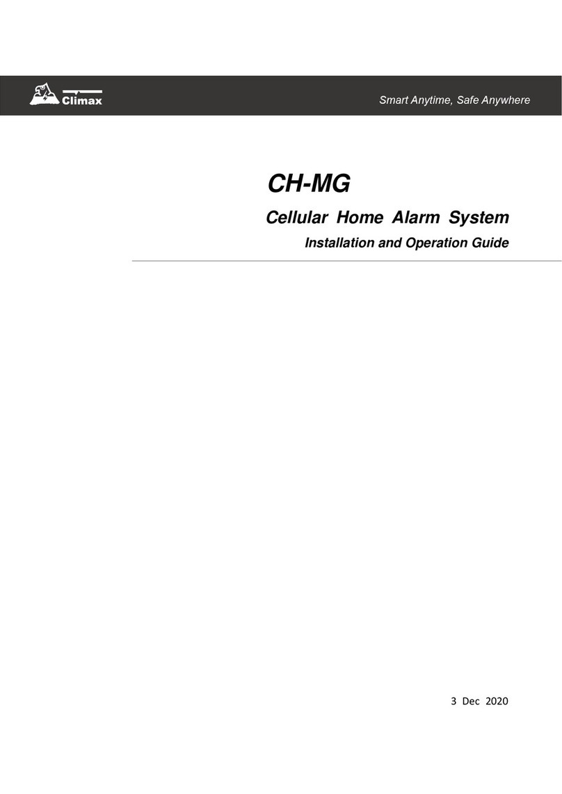 Climax CH-MG Operating instructions