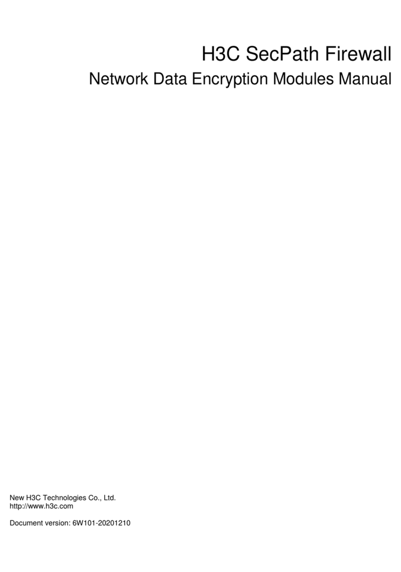 H3C SecPath NSQM1F1KGM0 User manual