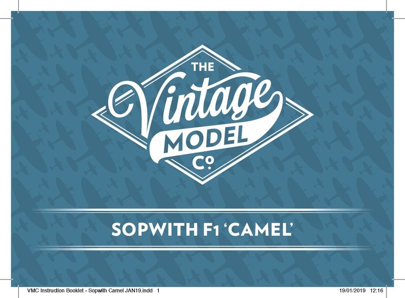 Vintage Model Co SOPWITH F1 CAMEL manual Vintage Model Co SOPWITH F1 CAMEL manual
