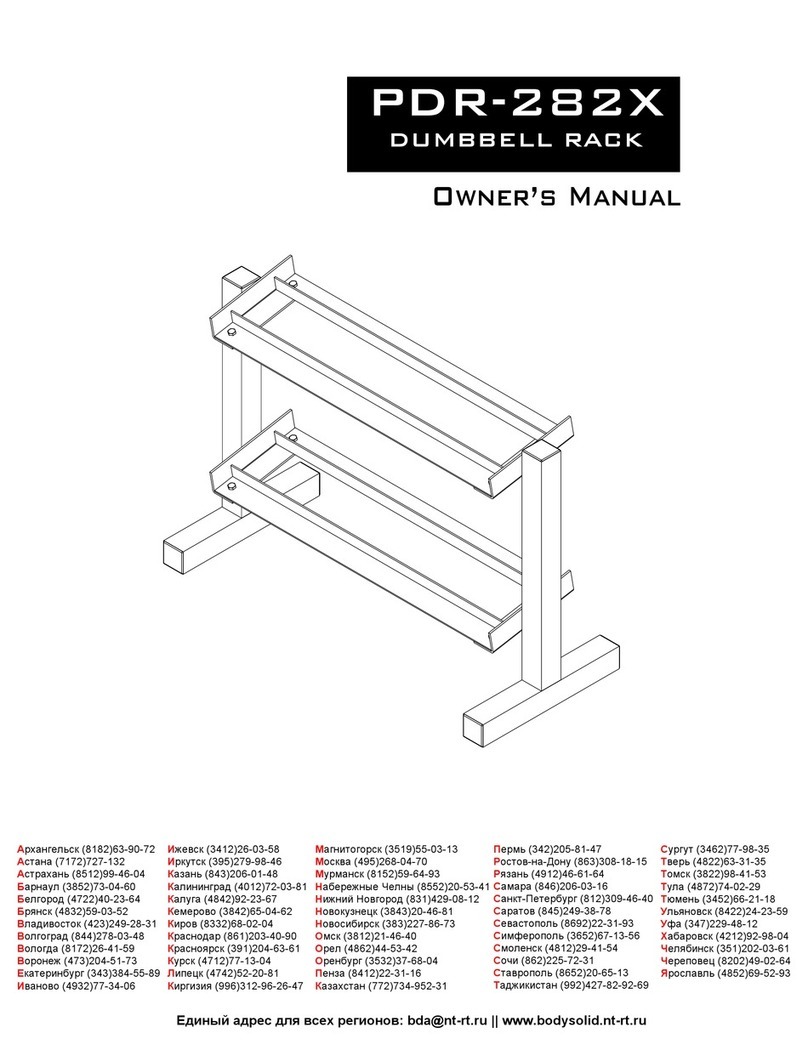 Body Solid PDR-282X User manual