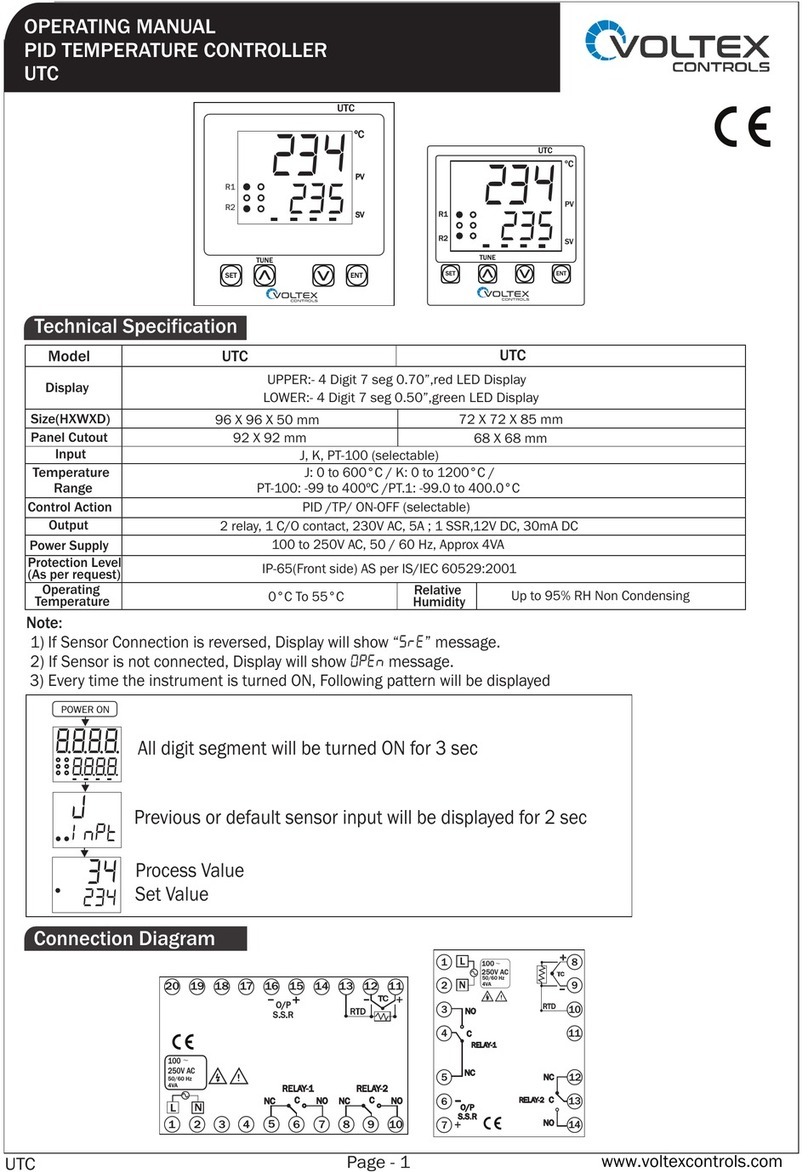 Voltex UTC operating manual