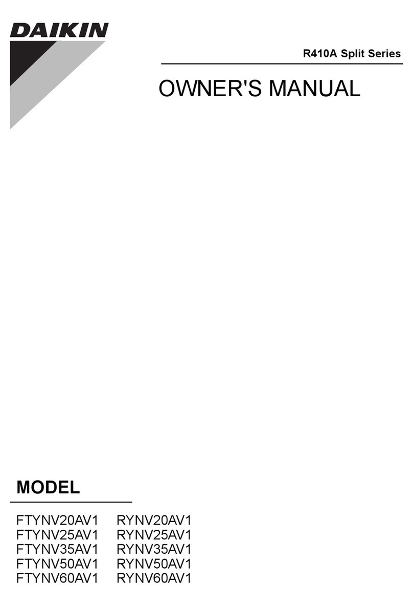 Daikin FTYNV20AV1 User manual