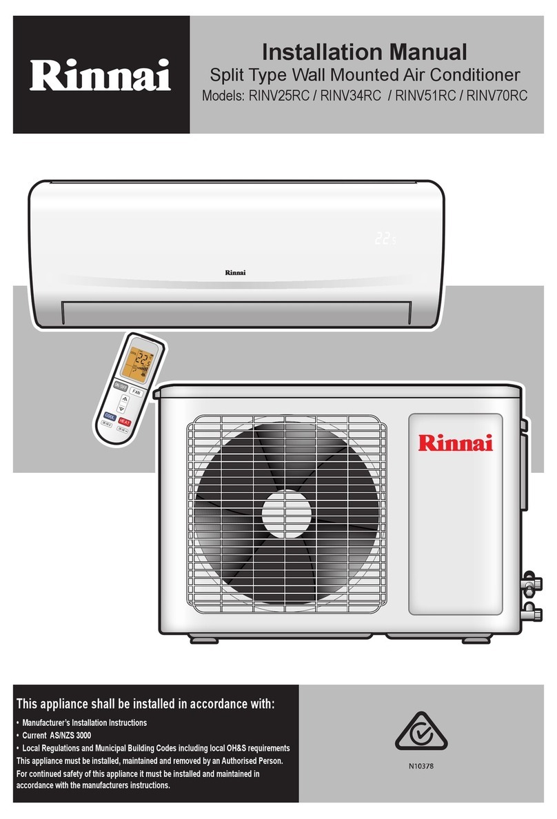 Rinnai RINV34RC User manual