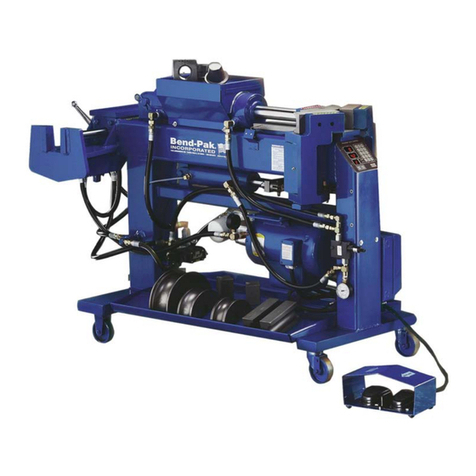 Bend-Pak BB 1302-BA Operation and service manual