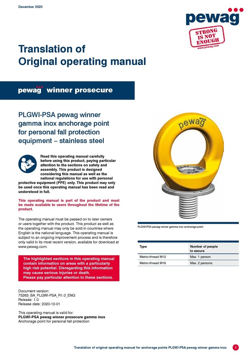 pewag PLGWI-PSA M12 Translation of original operating manual pewag PLGWI-PSA M12 Translation of original operating manual
