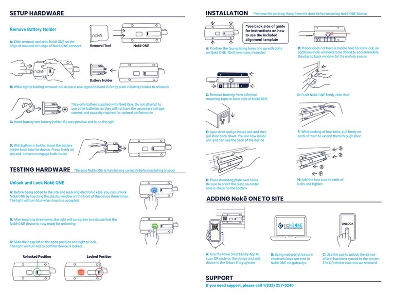Janus Nokē ONE quick start guide
