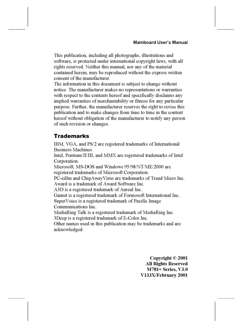 VIA Technologies VT82C686A User manual