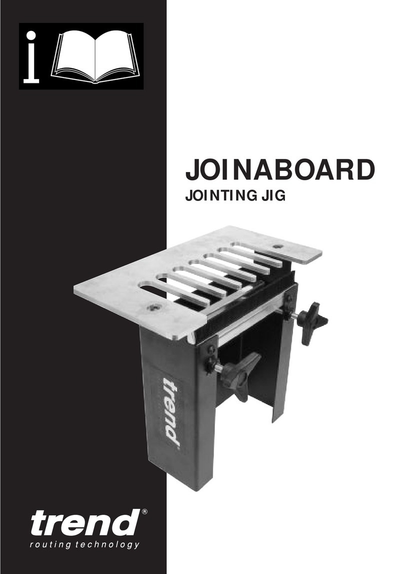 TREND JOINABOARD JOINTING JIG User manual