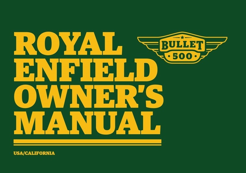 Royal Enfield Bullet 500 2018 User manual