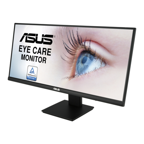 Asus VP299CL Series User manual Asus VP299CL Series User manual