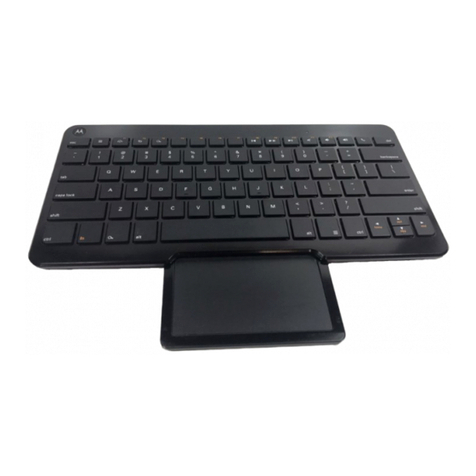 Motorola KZ500 Wireless Keyboard with Trackpad User manual Motorola KZ500 Wireless Keyboard with Trackpad User manual
