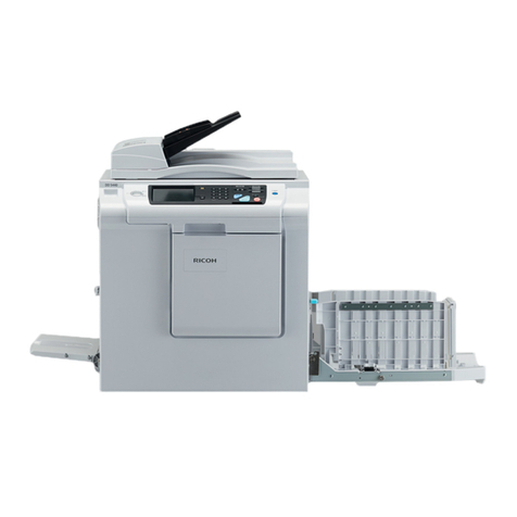 Ricoh DD 5450 Field service manual