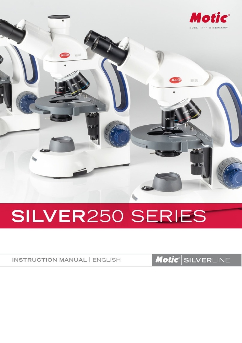 Motic SILVER250 Series User manual