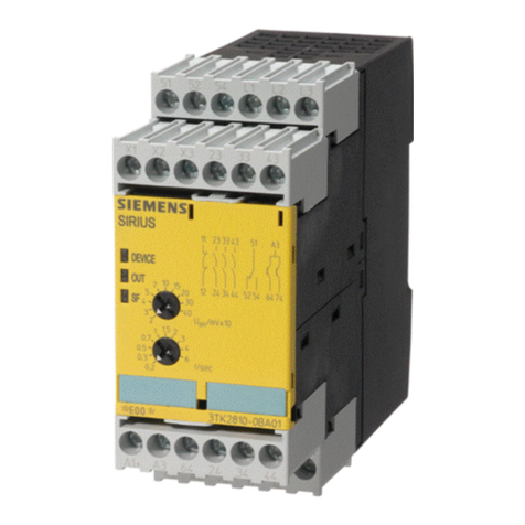 Siemens 3TK2810-0 operating instructions